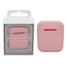 Case for airpods silicon case protection pink-min